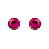Orecchini punto luce sfaccettato Sunrise - Fucsia - Sodini Bijoux