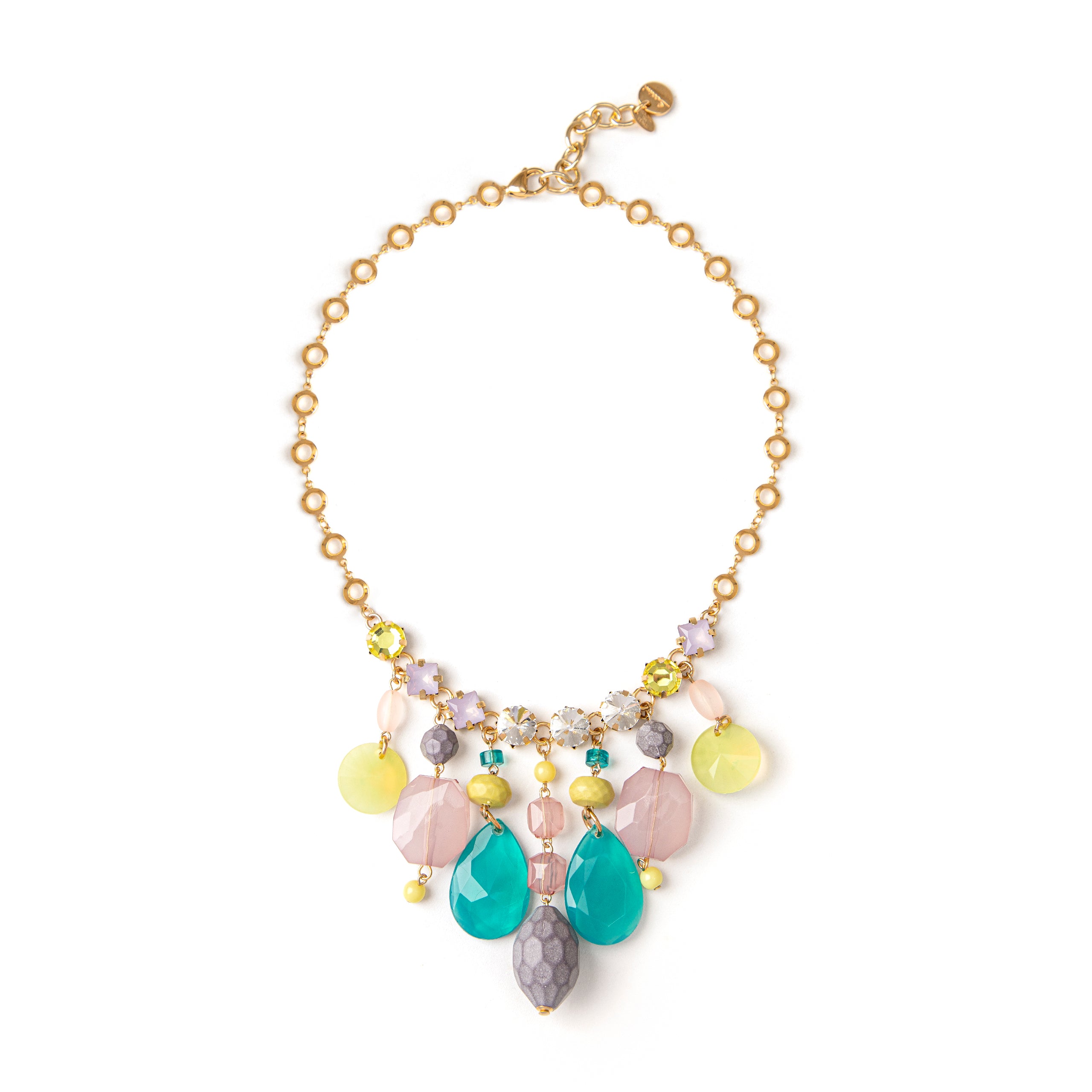 Collana corta con pendenti Reverse - Multicolor - Sodini Bijoux