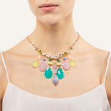 Collana corta con pendenti Reverse - Multicolor - Sodini Bijoux
