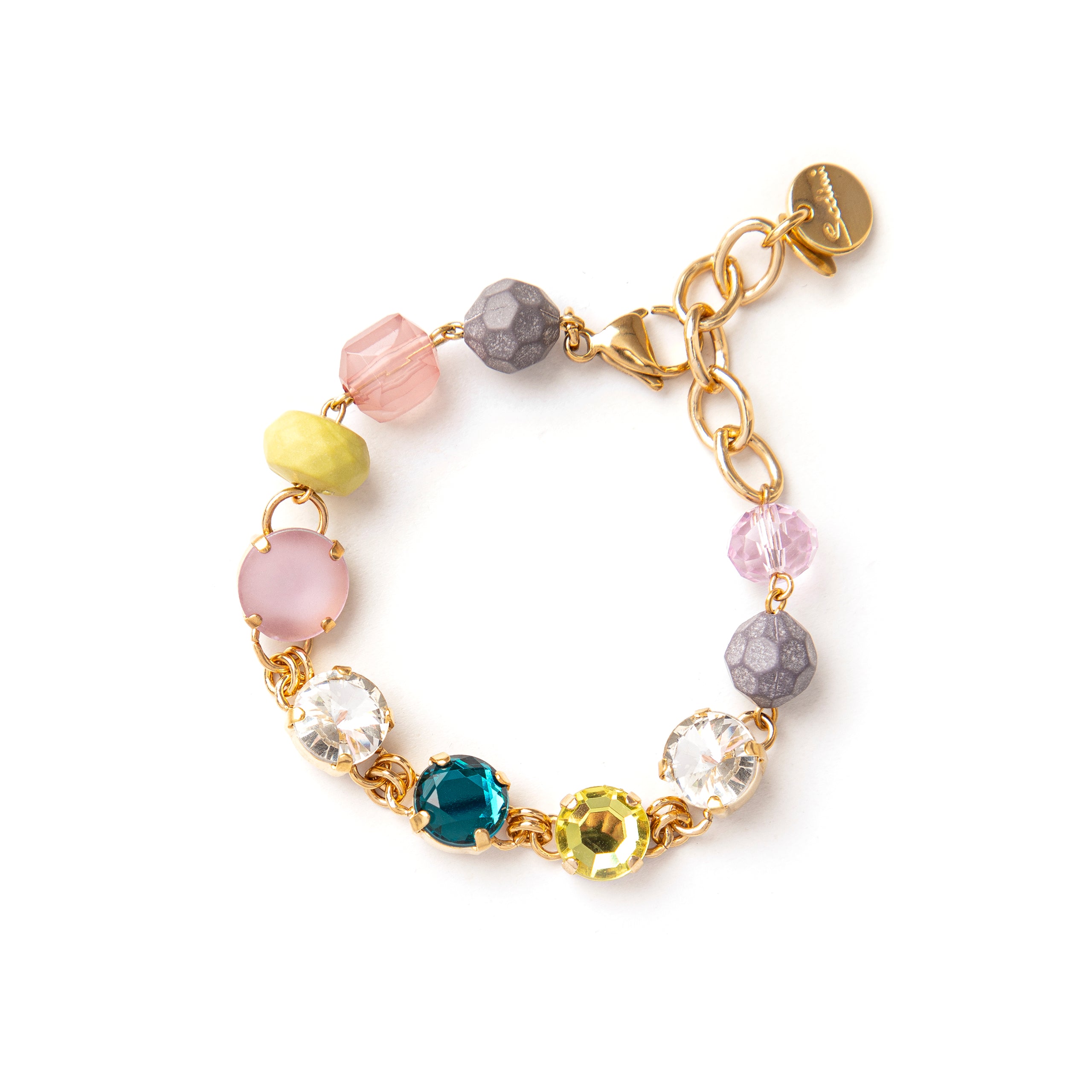 Bracciale con perline e cristalli Reverse - Multicolor - Sodini Bijoux