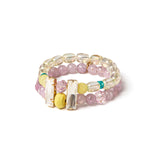 Bracciale elastico a due fili Reverse - Multicolor - Sodini Bijoux