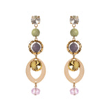 Orecchini lunghi Reverse - Multicolor - Sodini Bijoux