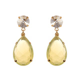 Orecchini a goccia pendente Reverse - Giallo - Sodini Bijoux