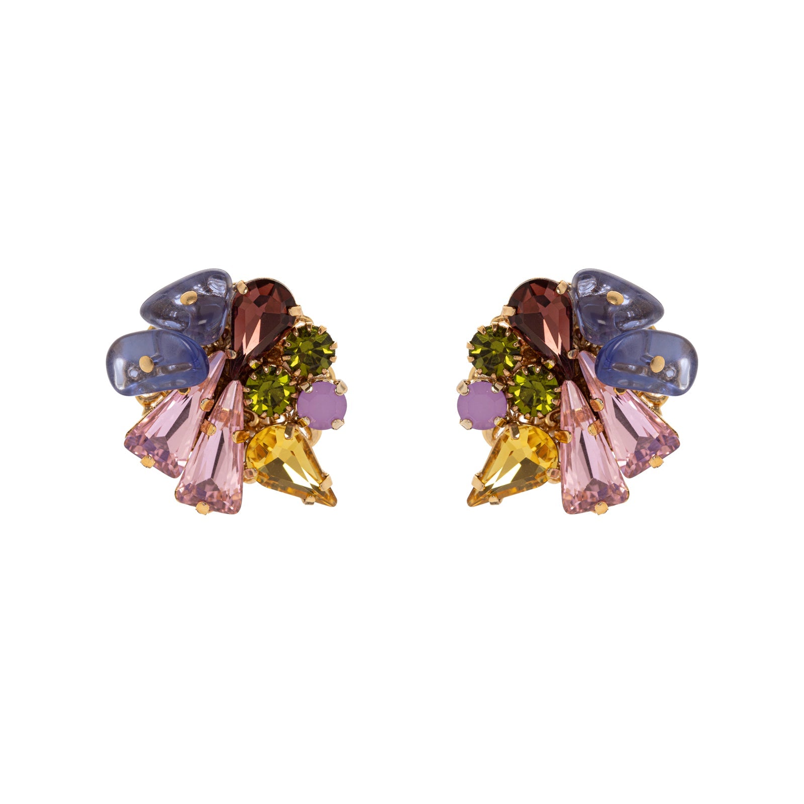 Fantasy earrings Hermitage - Multicoloured - Sodini Bijoux