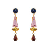 Four elements earrings Hermitage - Multicoloured - Sodini Bijoux