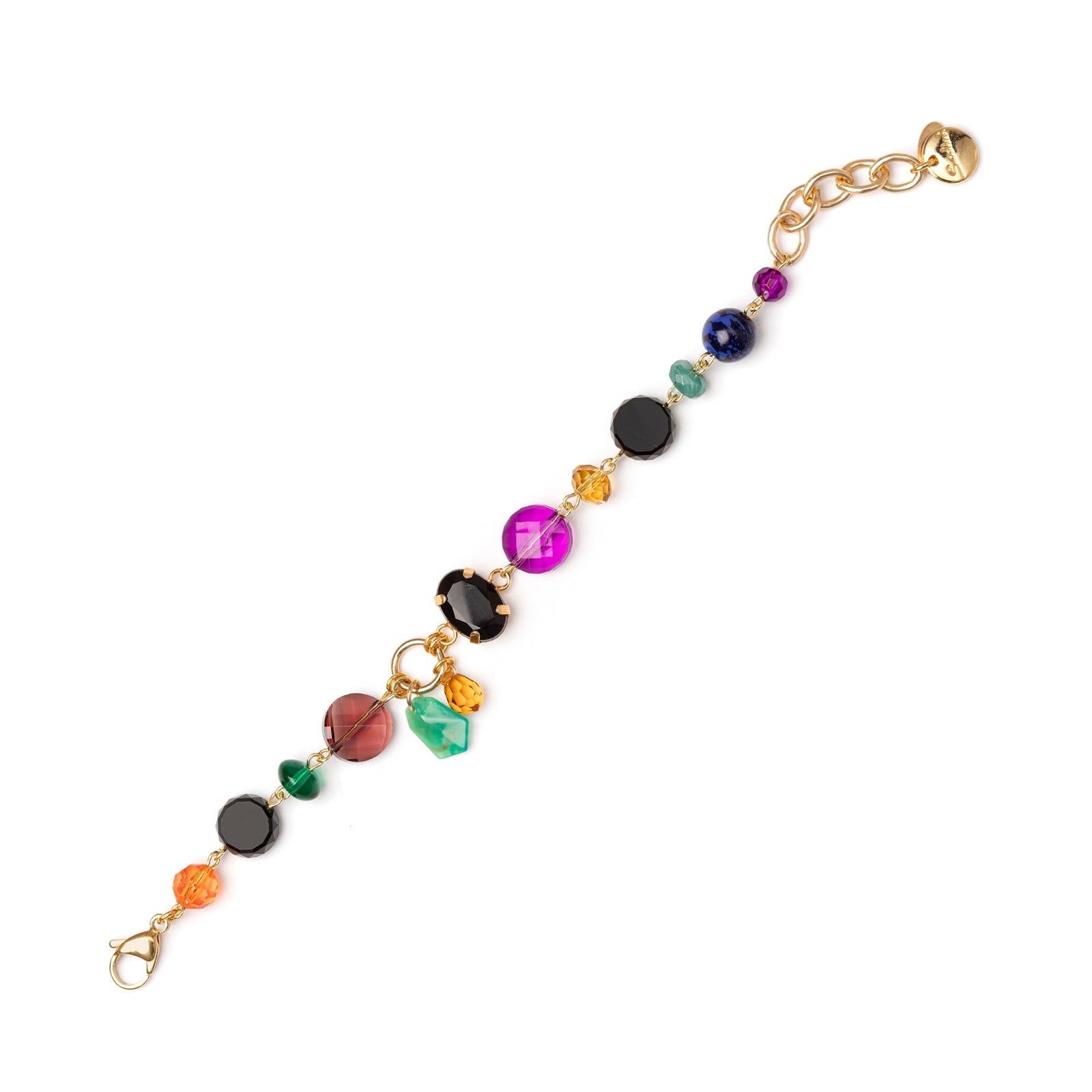 Bracelet with chained elements Colleen - Multicolor - Sodini Bijoux