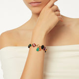 Bracelet with chained elements Colleen - Multicolor - Sodini Bijoux