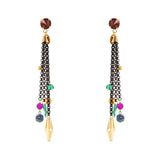 Orecchini lunghi Colleen - Multicolor - Sodini Bijoux