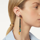 Orecchini lunghi Colleen - Multicolor - Sodini Bijoux