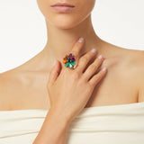 Ring with large charm Colleen - Multicolor - Sodini Bijoux