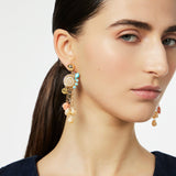 Orecchini chiocciolina e catenelle Ondina - Multicolor - Sodini Bijoux