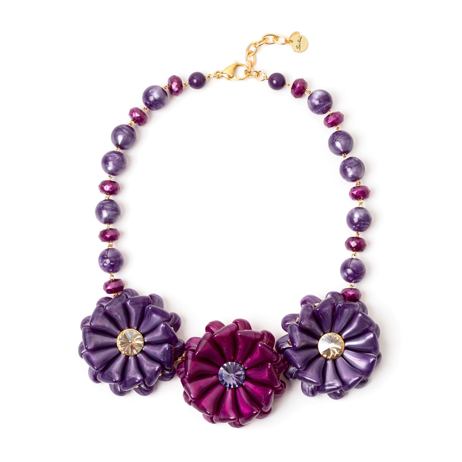 Collana corta Demetra - Viola - Sodini Bijoux