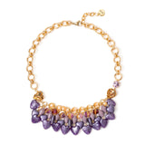 Girocollo con ciondoli Demetra - Viola - Sodini Bijoux