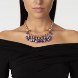 Choker with pendants Demetra - Purple - Sodini Bijoux