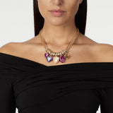 Multi-string choker Demetra - Multicolor - Sodini Bijoux