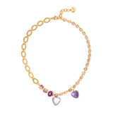 Girocollo a due catene Demetra - Multicolor - Sodini Bijoux
