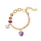 Bracciale a due catene Demetra - Multicolor - Sodini Bijoux