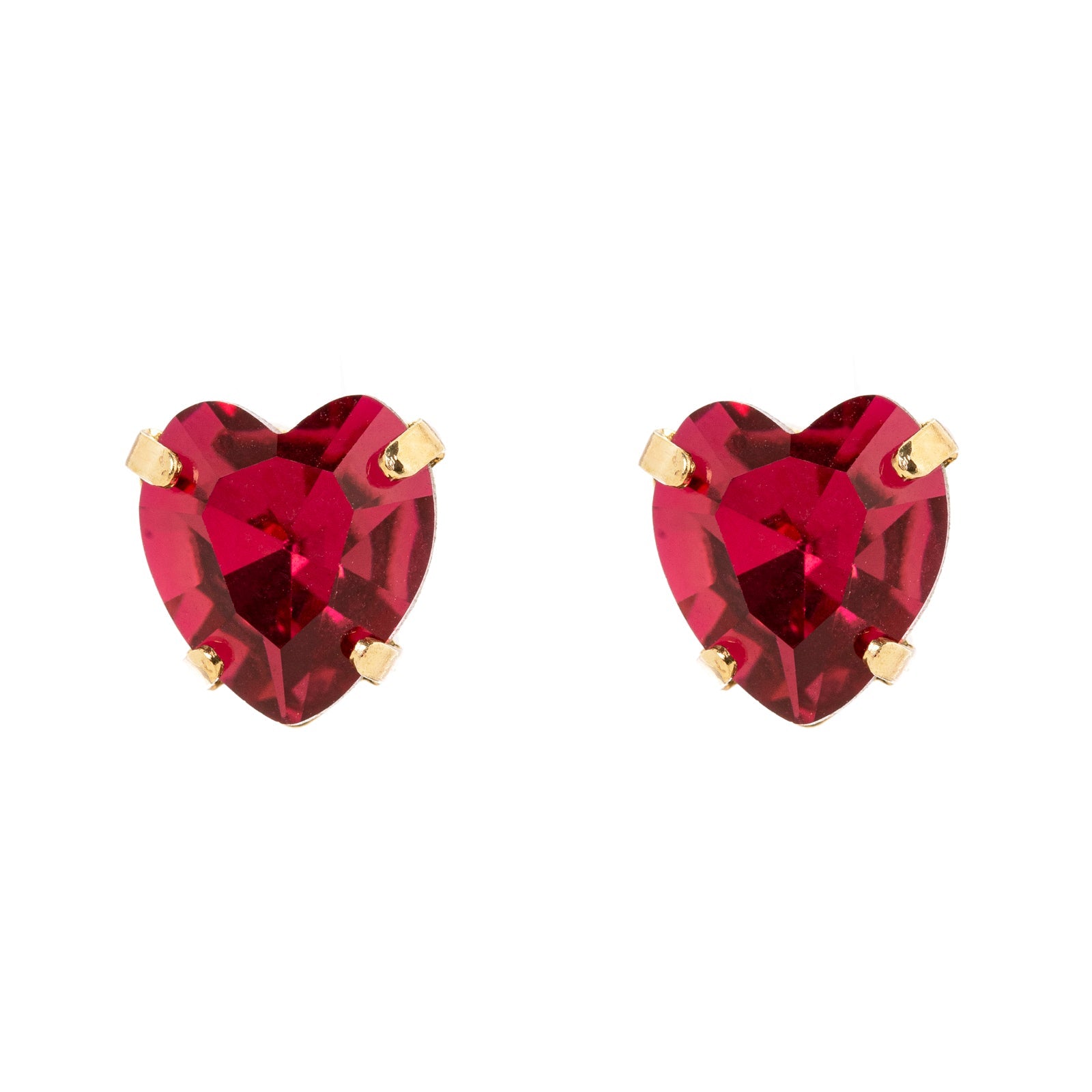 Orecchini cuore di cristallo Demetra - Viola - Sodini Bijoux