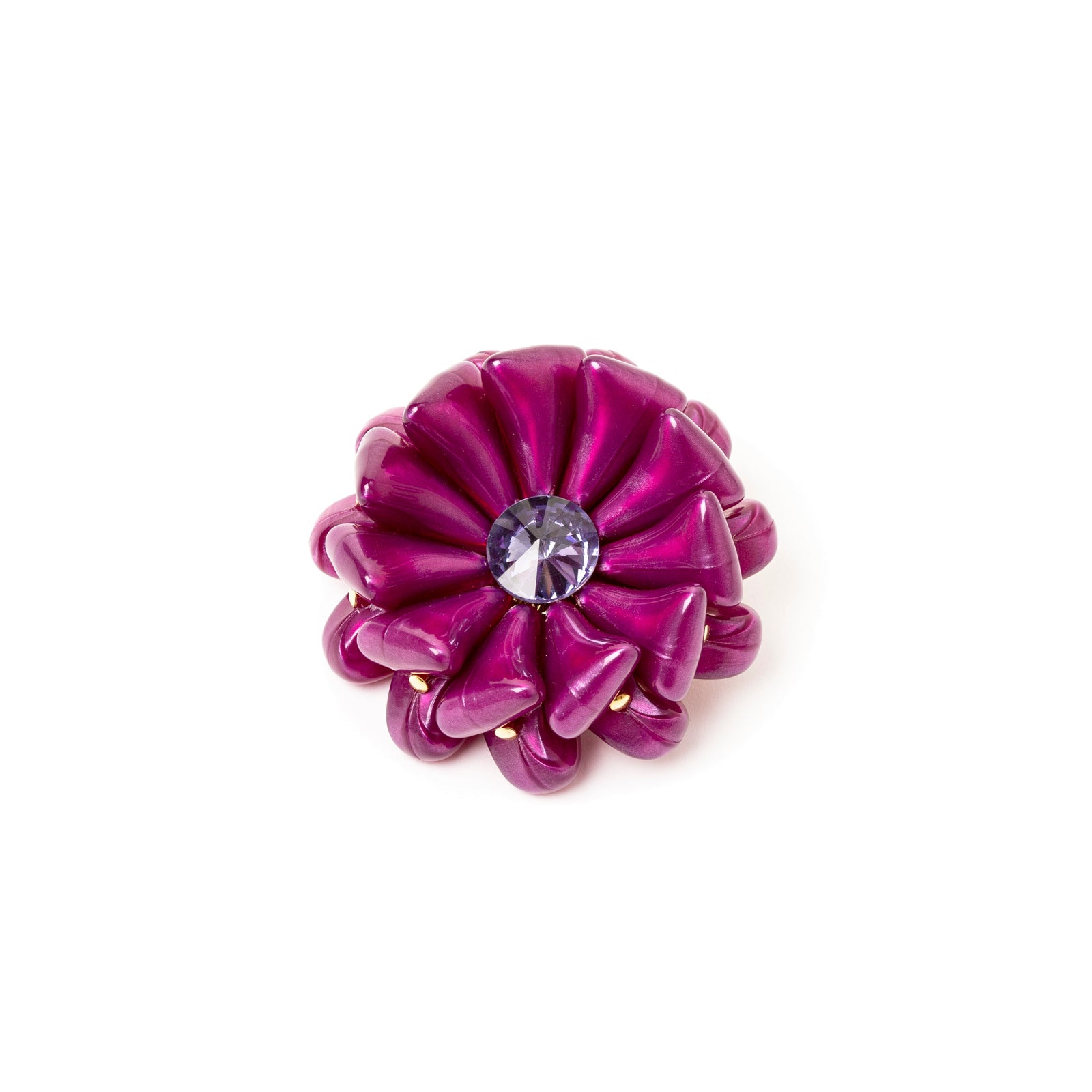 Spilla a fiore Demetra - Viola - Sodini Bijoux