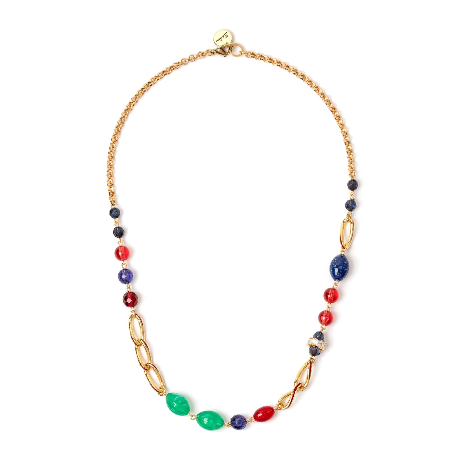 Collana catena boule, olivine Nellie - Multicolor - Sodini Bijoux