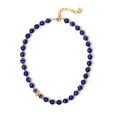 Collana boule e anellino di strass Nellie - Blu - Sodini Bijoux