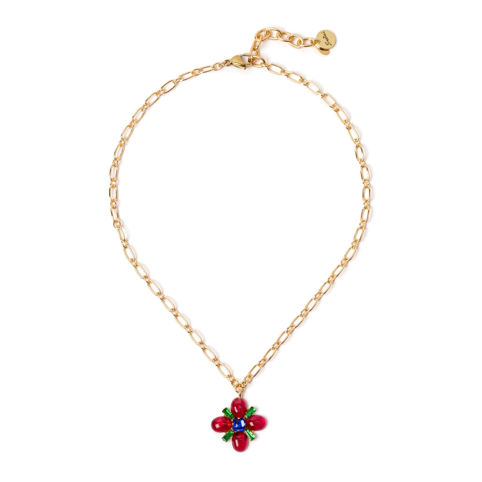 Girocollo con catena a maglie lunghe Nellie - Multicolor - Sodini Bijoux