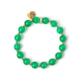 Bracciale elastico grandi boule Nellie - Verde - Sodini Bijoux