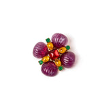Spilla a fiore Nellie - Viola - Sodini Bijoux