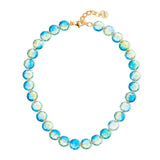 Collana corta beads a pasticca Rio Verde - Multicolor - Sodini Bijoux