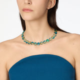 Collana corta beads a pasticca Rio Verde - Multicolor - Sodini Bijoux