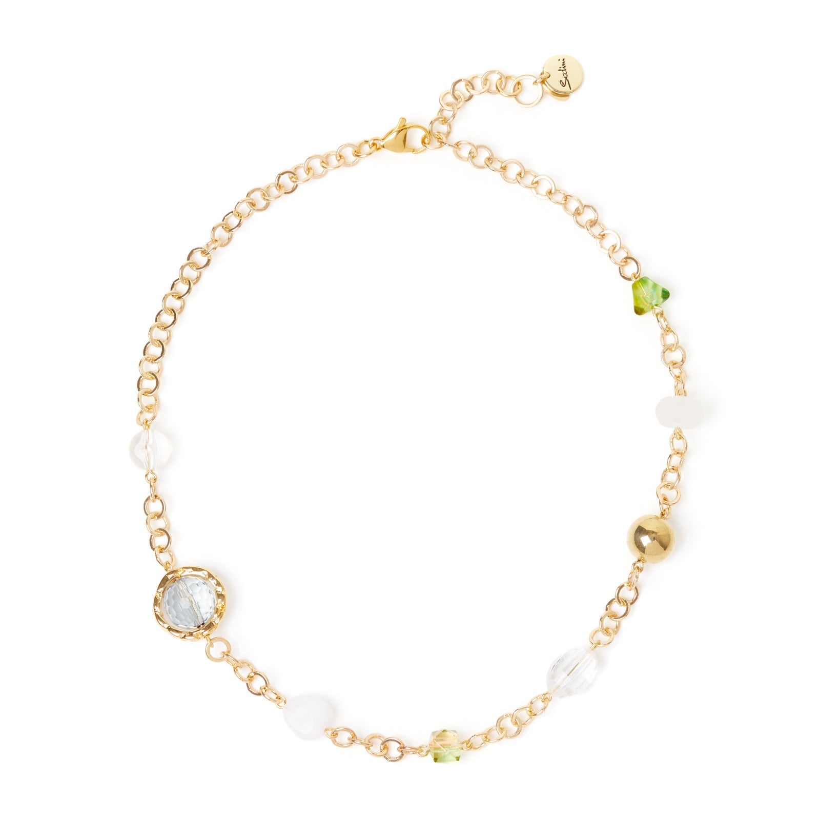 Collana corta a catena Rio Verde - Multicolor - Sodini Bijoux