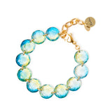 Bracciale beads a pasticca Rio Verde - Multicolor - Sodini Bijoux