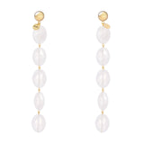 Orecchini lunghi Rio Verde - Bianco - Sodini Bijoux