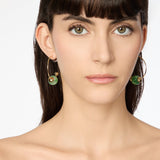 Orecchini a cerchio Rio Verde - Verde - Sodini Bijoux