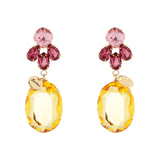 Orecchini cristalli e grande pendente Santa Margherita - Multicolor - Sodini Bijoux