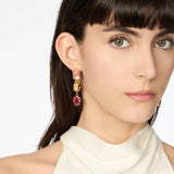 Earrings with three elements Santa Margherita - Multicolor - Sodini Bijoux