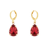 Orecchini cerchietto e goccia Santa Margherita - Viola - Sodini Bijoux