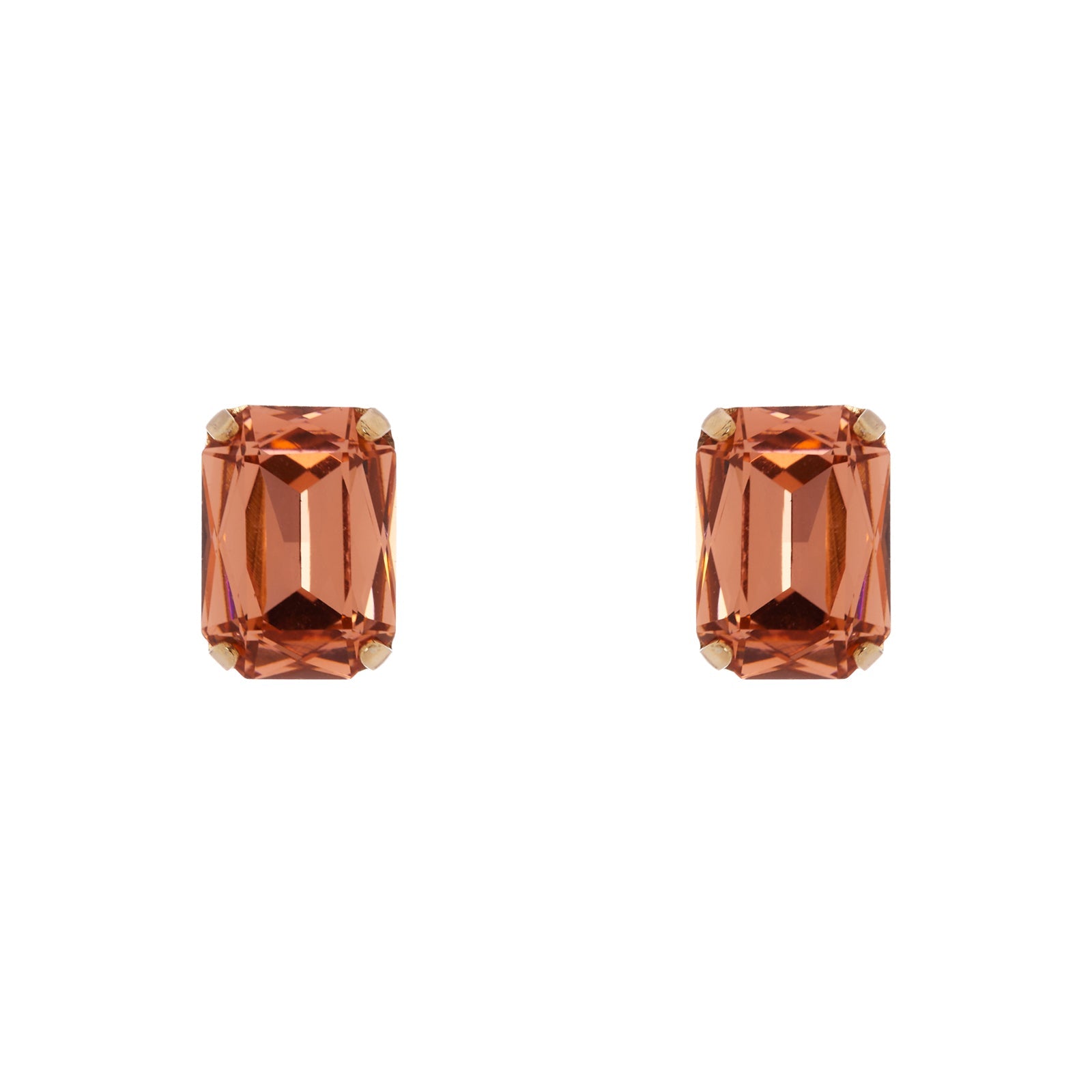 Orecchini cristallo emerald Santa Margherita - Rosa - Sodini Bijoux