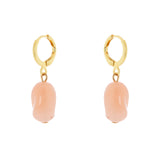 Orecchini cerchietto e bonbon Santa Margherita - Rosa - Sodini Bijoux