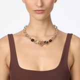 Collana corta fiore Rea - Multicolor - Sodini Bijoux