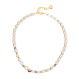 Collana corta chicchi Rea - Multicolor - Sodini Bijoux