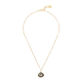 Collana catena cristallo castagna Rea - Grigio - Sodini Bijoux