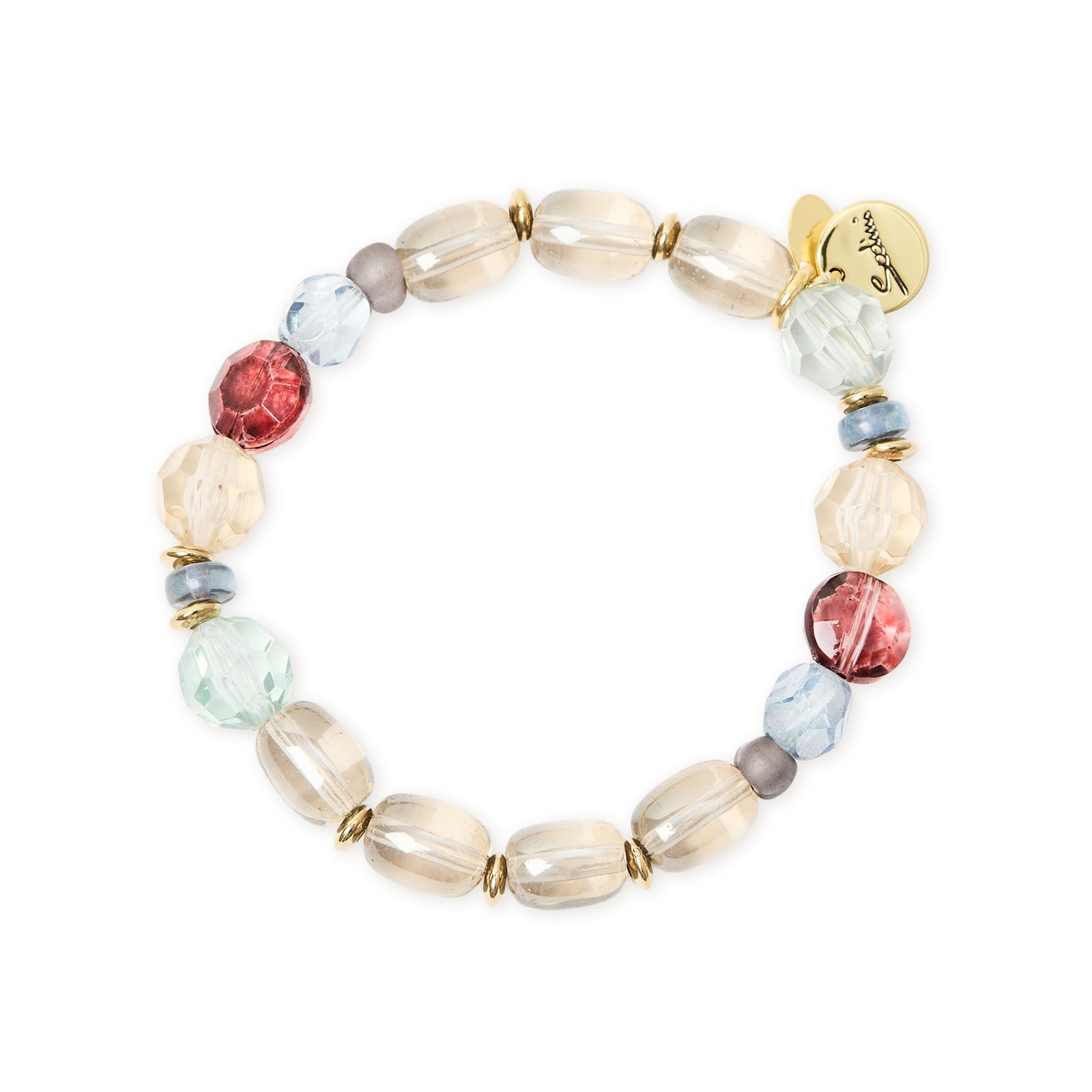 Bracciale elastico elementi chicco Rea - Multicolor - Sodini Bijoux