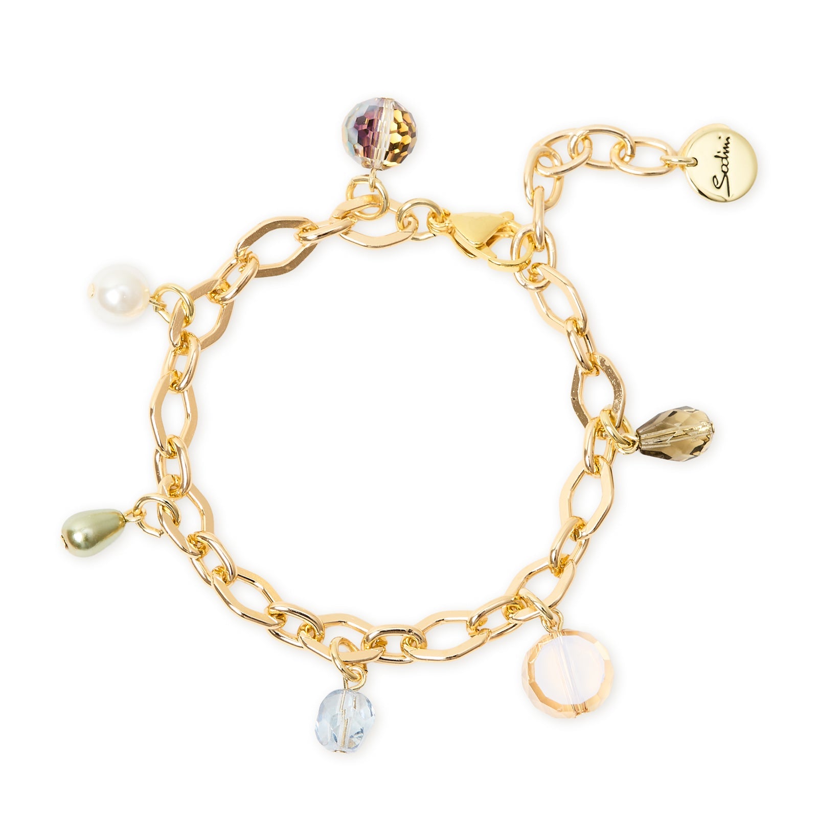 Bracciale catena rombo Rea - Multicolor - Sodini Bijoux