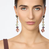 Orecchini lunghi Rea - Multicolor - Sodini Bijoux