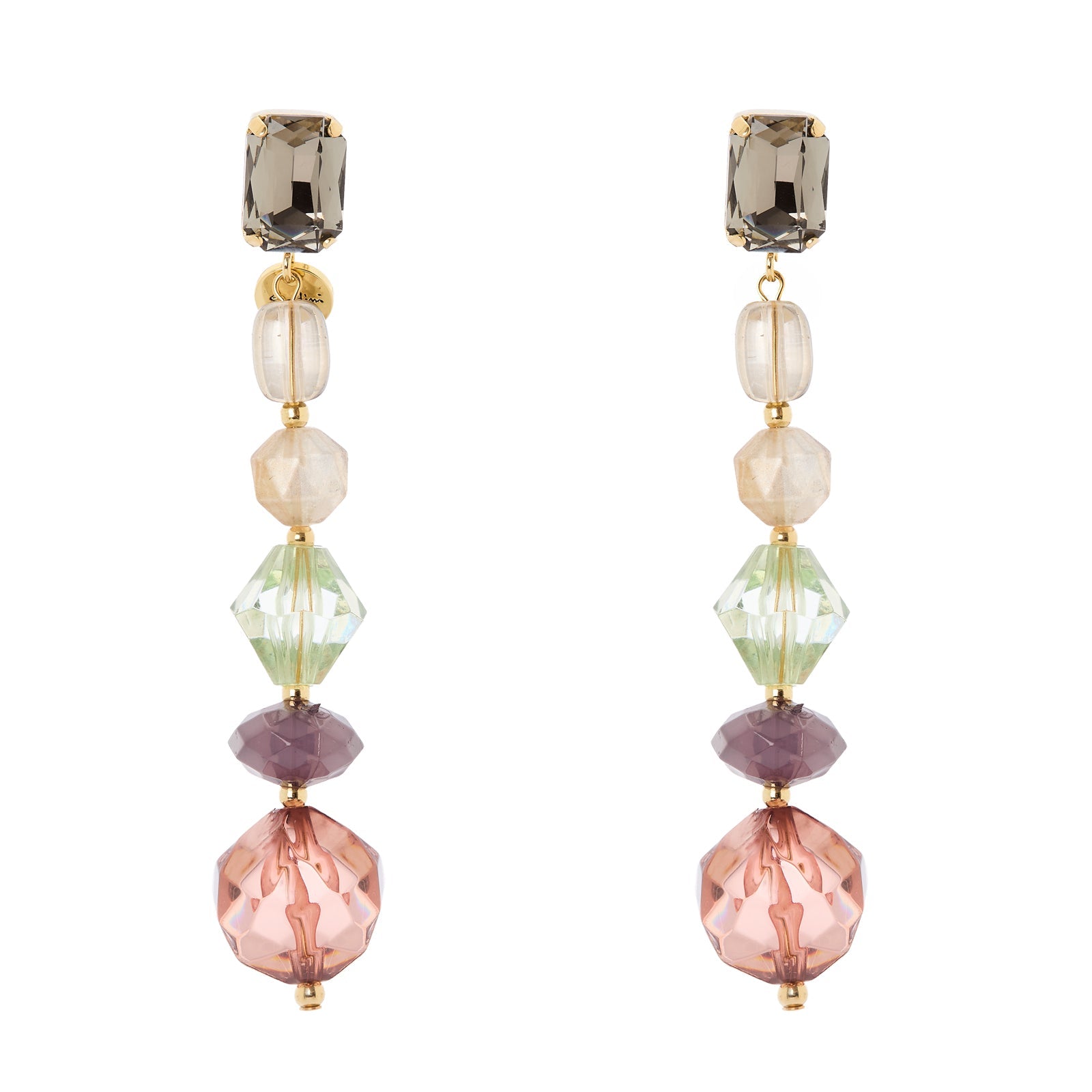 Orecchini lunghi Rea - Multicolor - Sodini Bijoux