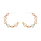 Orecchini cerchietto sfere Rea - Multicolor - Sodini Bijoux