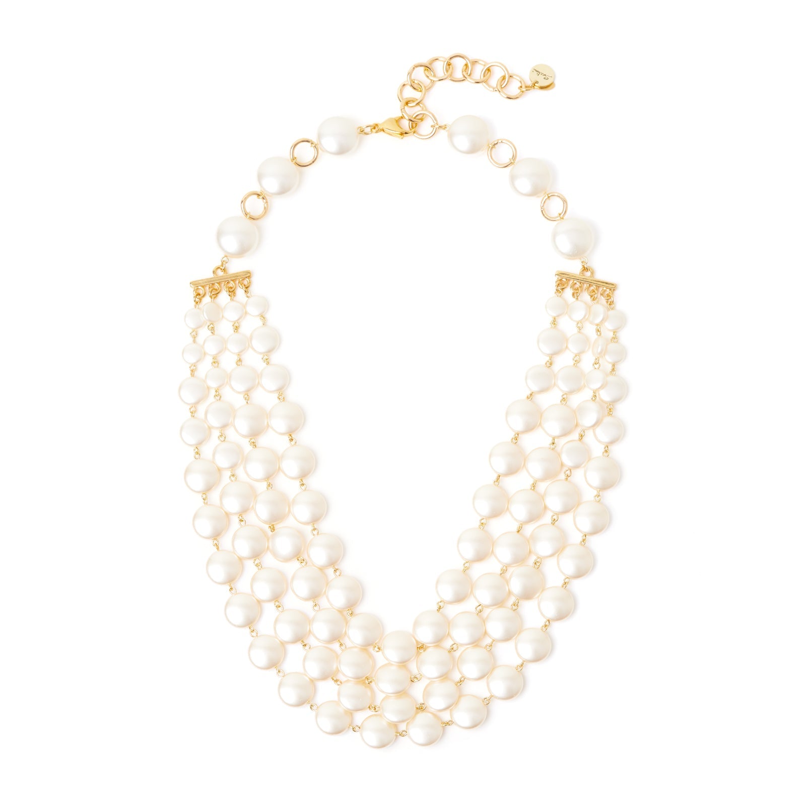 Collana multifilo Grace - Oro e bianco - Sodini Bijoux