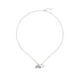 Collana con charm rainbow - Argento - Sodini Bijoux
