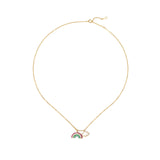 Collana con charm rainbow - Oro - Sodini Bijoux